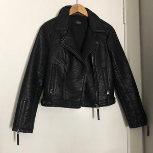 Faux Leather Jacket